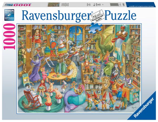 Ravensburger Puzzle 1000 pc Midnight in Library 1