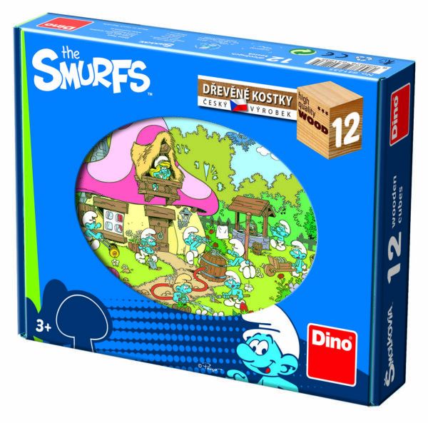 Dino Cube Puzzle 12 pc The Smurfs 1