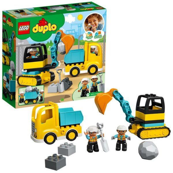 LEGO DUPLO Truck & Tracked Excavator 1