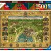 Ravensburger Puzzle 1500 pc Map of Harry Potter Hogward 3