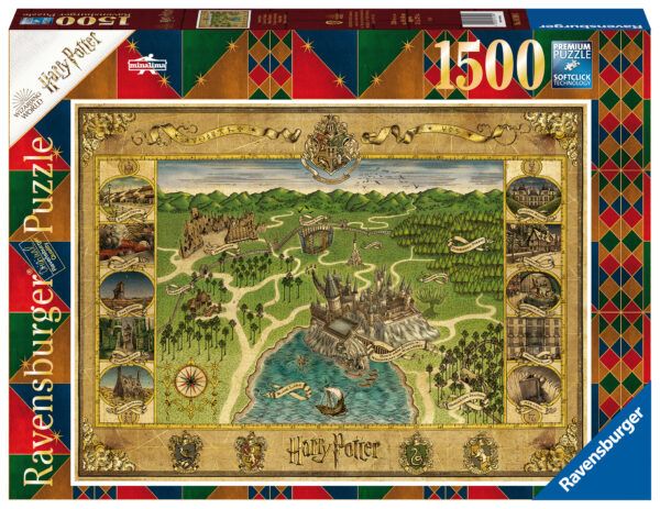Ravensburger Puzzle 1500 pc Map of Harry Potter Hogward 1