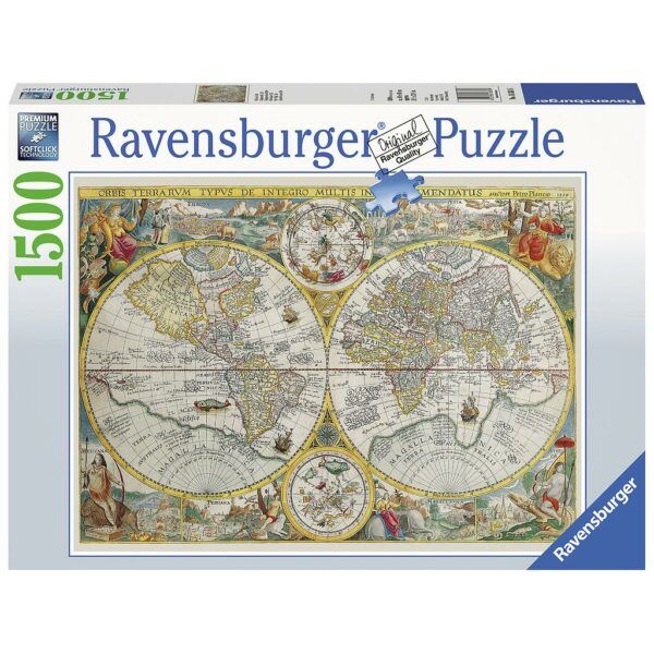 Ravensburger Puzzle 1500 pc Map of the World 1