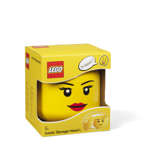 LEGO Storage Head L– Girl 1