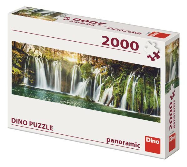 Dino Puzzle 2000 pc Plitvice Waterfalls 1