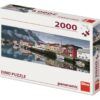 Dino Panoramic Puzzle 2000 pc Fishing Village 3