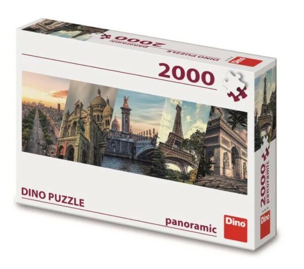Dino Panoramic Puzzle 2000 pc Paris Collage 1