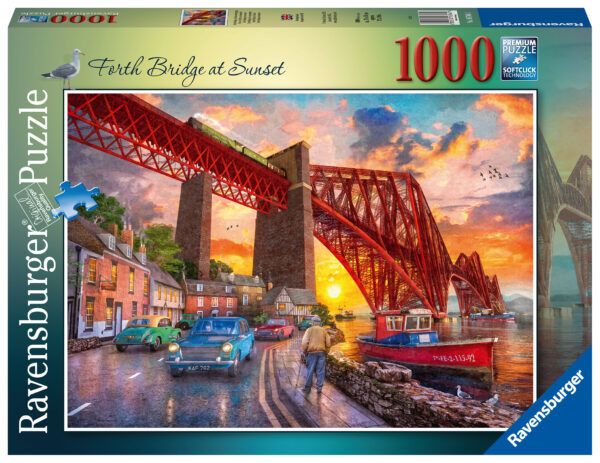 Ravensburger Puzzle 1000 pc Forth Bridge at Sunset 1