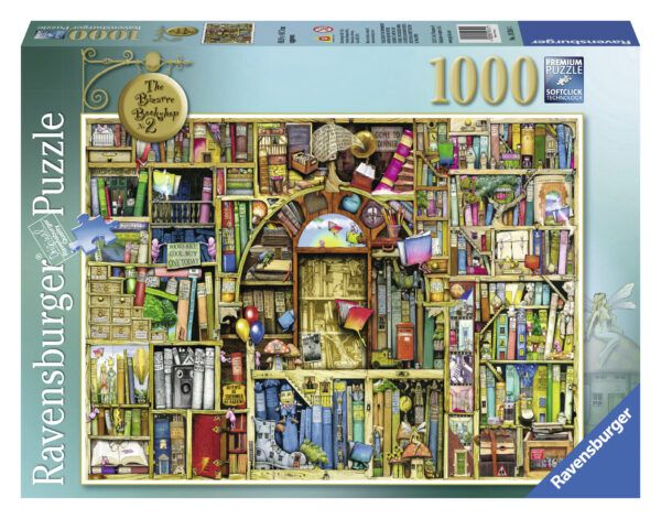 Ravensburger Puzzle 1000 pc Bizarre Bookshop 1