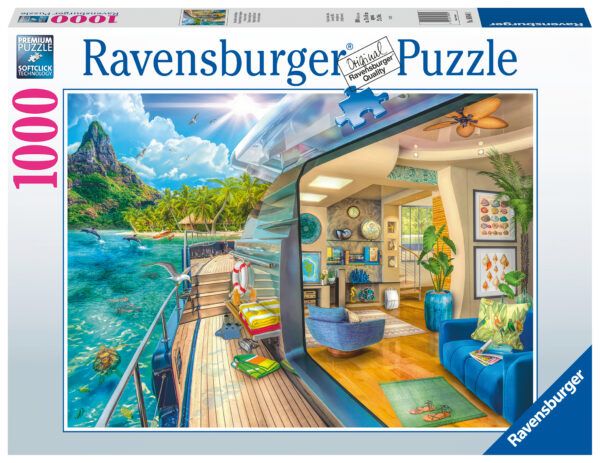 Ravensburger Puzzle 1000 pc Drive to a Tropical Island 1