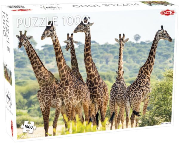 Tactic Puzzle 1000 pc Giraffes 1