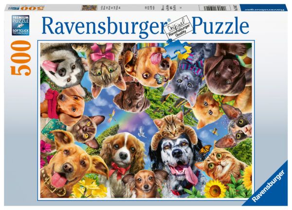 Ravensburger Puzzle 500 pc Animals Selfie 1