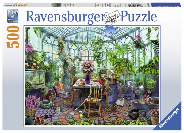 Ravensburger Puzzle 500 pc Greenhouse Morning 1