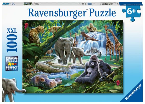 Ravensburger Puzzle 100 pc Jungle family 1
