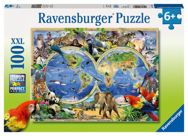 Ravensburger Puzzle 100 pc Animals of the World 1