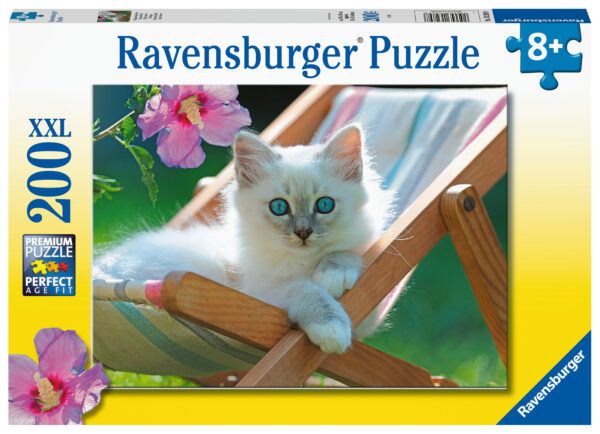 Ravensburger Puzzle 200 pc White Cat 1
