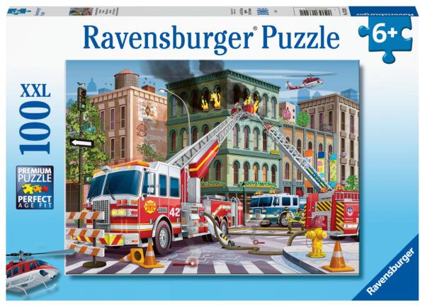 Ravensburger puzzle 100 pc Fire Trucks 1