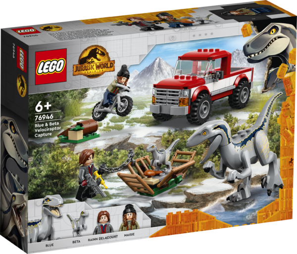 LEGO Jurassic World Blue & Beta Velociraptor Capture 1