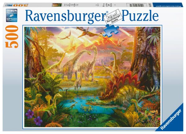 Ravensburger Puzzle 500 pc Land of the Dinosaurs 1