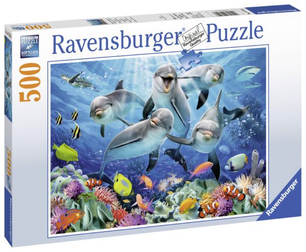 Ravensburger Puzzle 500 pc Dolphins 1