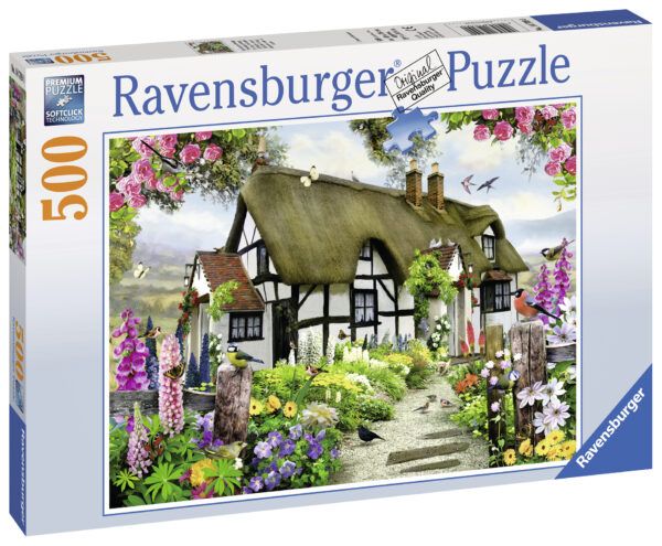 Ravensburger Puzzle 500 pc Thatched Cottage 1