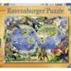 Ravensburger Puzzle 300 pc World Atlas with Animals 3