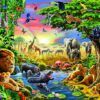 Ravensburger Puzzle 300 pc At the Watering Hole 3