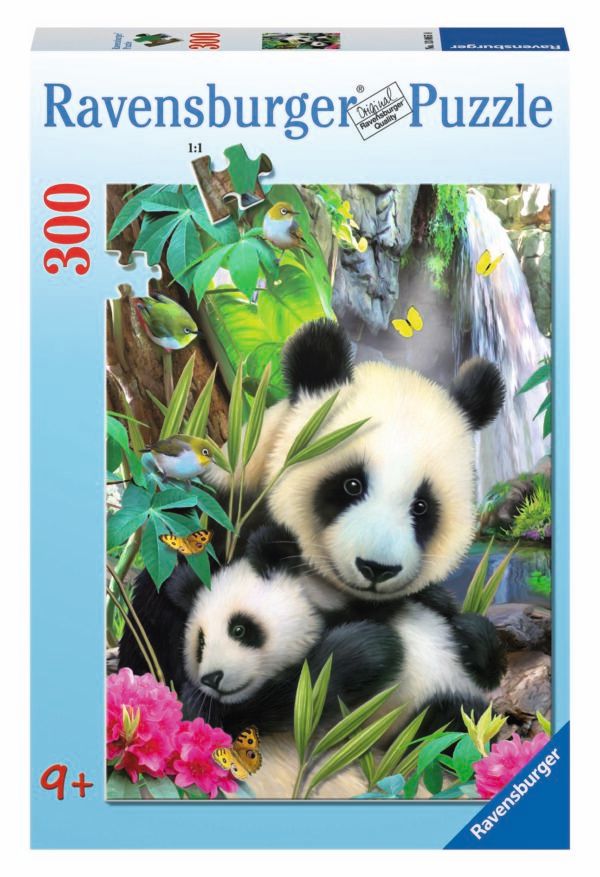 Ravensburger Puzzle 300 pc Cuddling Pandas 1