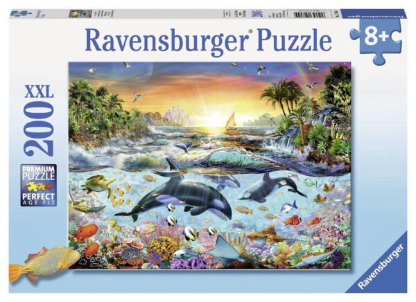 Ravensburger Puzzle 200 pc Orca Paradise 1