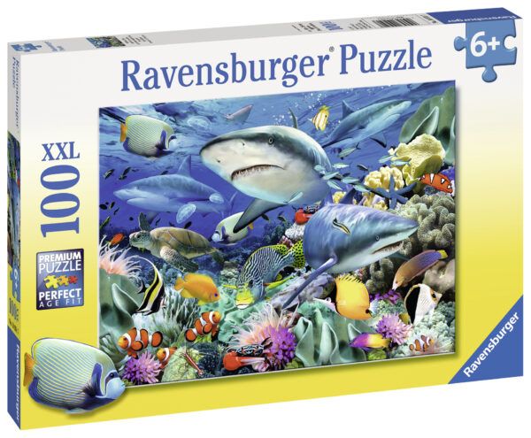 Ravensburger Puzzle 100 pc Reef of the Sharks 1
