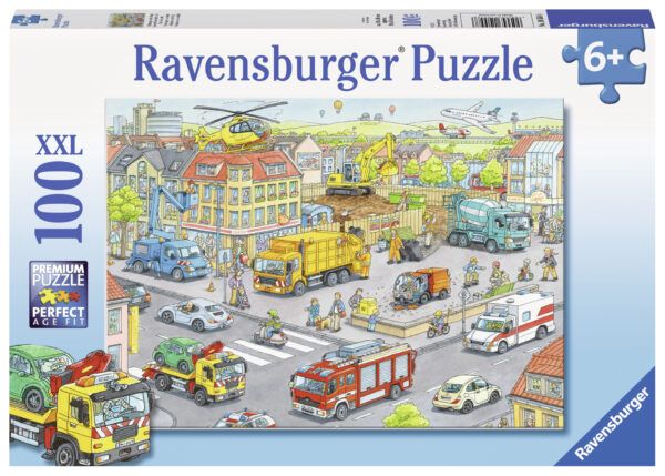 Ravensburger Puzzle 100 pc Vehicles in the City 1