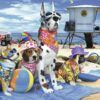 Ravensburger Puzzle 100 pc Dogs on the Beach 5