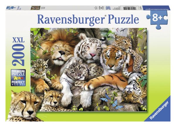 Ravensburger Puzzle 200 pc Big Cat Nap 1