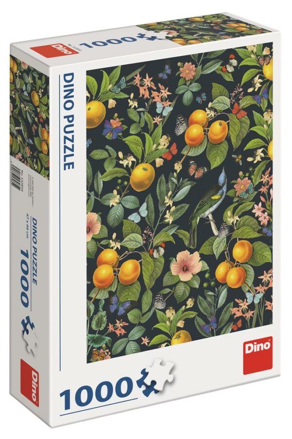 Dino Puzzle 1000 pc Blooming Oranges 1