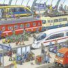 Ravensburger Puzzle 2x24 pc Busy Train Station 5