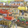 Ravensburger Puzzle 2x24 pc Busy Train Station 7