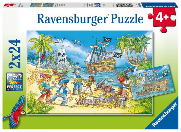 Ravensburger Puzzle 2x24 pc Pirates 1