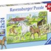 Ravensburger Puzzle 2x24 pc Horses 3