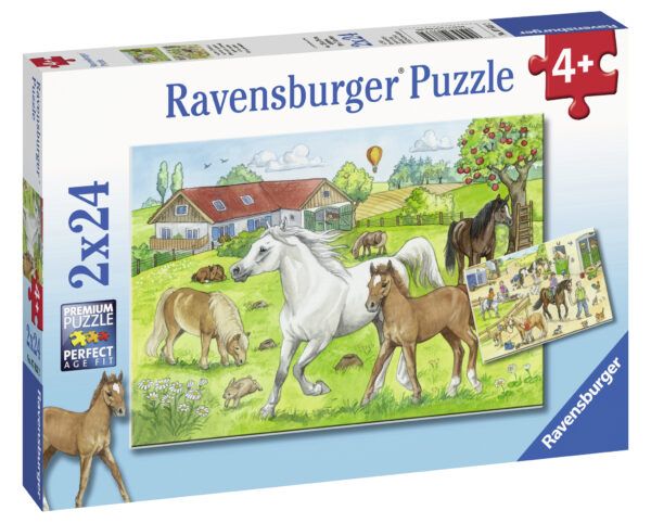 Ravensburger Puzzle 2x24 pc Horses 1