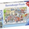 Ravensburger Puzzle 2x24 pc Heroes in Action 3