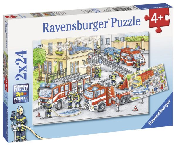 Ravensburger Puzzle 2x24 pc Heroes in Action 1