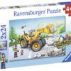 Ravensburger Puzzle 2x24 pc Diggers at Work 3