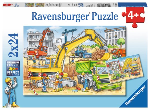 Ravensburger Puzzle 2x24 pc Hard Work 1