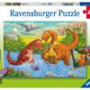 Ravensburger Puzzle 2x24 pc Dinosaurs at play 3