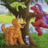Ravensburger Puzzle 2x24 pc Dinosaurs at play 5