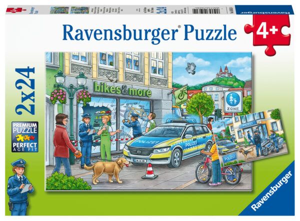 Ravensburger Puzzle 2x24 pc Police at Work 1