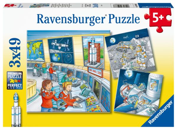Ravensburger Puzzle 3x49 pc Space Mission 1