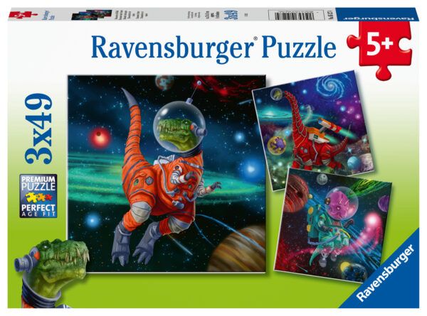 Ravensburger Puzzle 3x49 pc The World od Dinosaurs 1