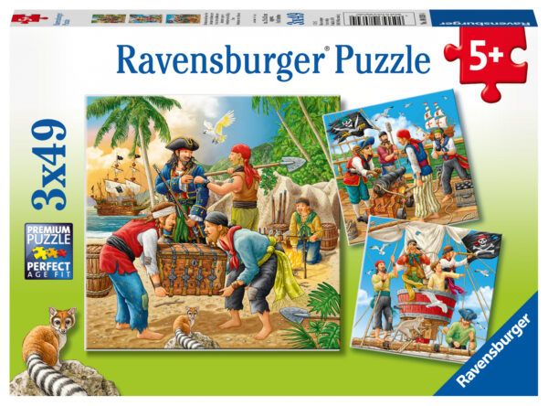 Ravensburger Puzzle 3x49 pc Pirates 1