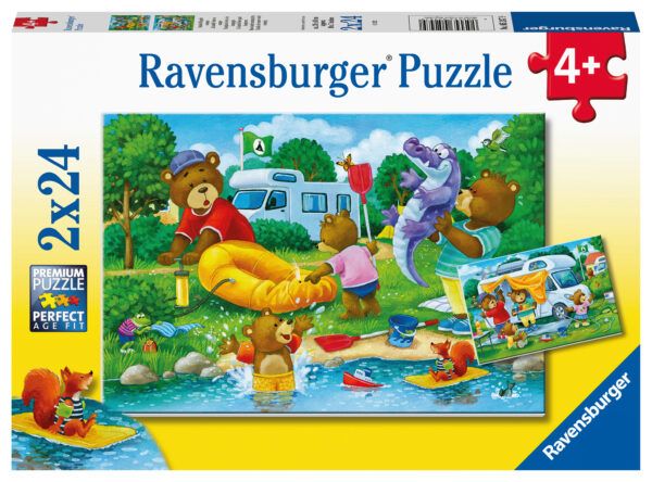 Ravensburger Puzzle 2x24 pc Bears Vacation 1