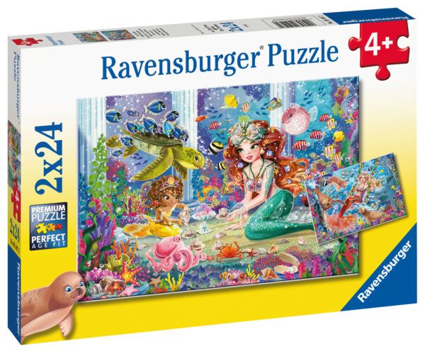Ravensburger Puzzle 2x24 pc Mermaids 1
